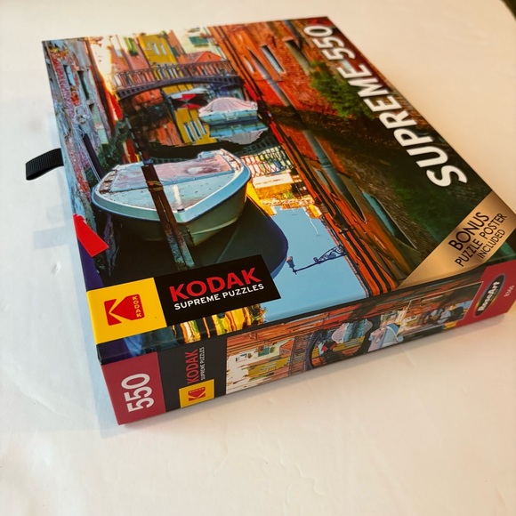 Kodak Supreme 550 Pc Jigsaw Puzzle Venice Canal Photo - Picture 3 of 5